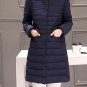 Jacket Cotton Padded Female Parkas Zipper Sexy Overcoat Women Autumn Coats 2017 Plus Size Winter War
