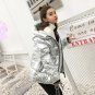 Silver Bright Jacket Coat Women Winter Warm Down Cotton Padded Short Parkas new high quality Fashion