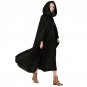 2017 Winter Cloak Hooded Coat Women Vintage Gothic Cape Poncho Coat Medieval Victorian Warm Long Cap