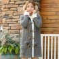 2017 New Winter Women Sweater coat Long sleeve Single Breasted Sweater Warm Slim Sweater Casual Hoo