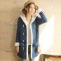 2017 New Winter Women Sweater coat Long sleeve Single Breasted Sweater Warm Slim Sweater Casual Hoo