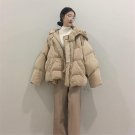 Oversize Winter Jacket Women 2017 Vintage Hooded Loose Large Size Batweight Warm Bread Cotton Coat J