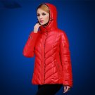 Women coat autumn and winter short design warm jacket with hood for Europe and Russia Brand woman pa