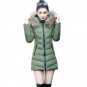 Big Fur collar Fashion Long Coat Hot Warm Winter Jackets Womens New 2017 Highlights Body Large size 