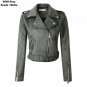 2018 Autumn Winter Women New Motorcycle Suede Faux Leather Jackets Lady Short Slim Zipper Belted Mat