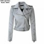 2018 Autumn Winter Women New Motorcycle Suede Faux Leather Jackets Lady Short Slim Zipper Belted Mat