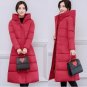 Wmwmnu 2017 Print Thick Warm winter jacket women windproof jacket with hood Cotton padded coat parka