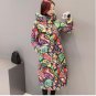 Wmwmnu 2017 Print Thick Warm winter jacket women windproof jacket with hood Cotton padded coat parka