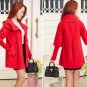 new winter women Cape loose  knitted sleeves Woolen coat windbreaker jacket plus size
