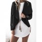 Women Winter Jackets 2017 Autumn Female Jacket Warm Outfit Open Stitch Bomber Long Sleeve Outerwear 