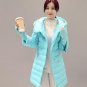2017 Autumn And Winter Women Jacket Coat Long Women Parka Female Beading Outerwear Red Black Slim Fa