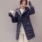 2017 Autumn And Winter Women Jacket Coat Long Women Parka Female Beading Outerwear Red Black Slim Fa