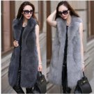 Colete Feminino Womens Large Size Faux Fur Vest Large Size Winter Autumn Sleeveless Fur Jacket Femal