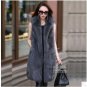 Colete Feminino Womens Large Size Faux Fur Vest Large Size Winter Autumn Sleeveless Fur Jacket Femal