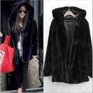 Fashion Faux Fur Coat With Hood Women\'s Winter Jackets S-3XL Plus Size Warm Mink Fur Coat Of Artifi