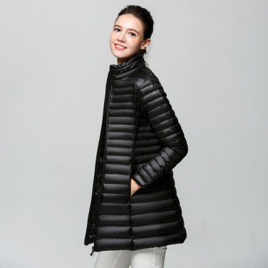 2017 Large Size Snow Winter Jacket Women Fashion Women\'s 90 % White Duck Down Jackets Ultra Light Z