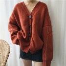 SuperAen Autumn and Winter Korea Style New Women Sweater Coat Loose Cotton Casual Knitted Cardigan V