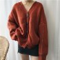 SuperAen Autumn and Winter Korea Style New Women Sweater Coat Loose Cotton Casual Knitted Cardigan V
