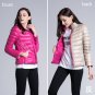 FURANDOWN Winter Womens Two Side White Duck Down Jacket Warm Winter Coats Parkas Lightweight Down Ja