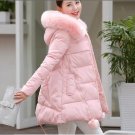 Winter Jacket Women new Faux Fur Irregular Hooded Down Parka Female Thicken Warm Outwear plus size J