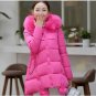 Winter Jacket Women new Faux Fur Irregular Hooded Down Parka Female Thicken Warm Outwear plus size J