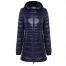 5XL 6XL Ladies Long Winter Warm Coat Women Ultra Light 90% White Duck Down Jacket With Bag Women\'s 
