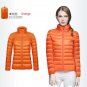 90% White Duck Down Jacket Autumn Winter 13 Colors New Warm Slim Zipper 2017 Women Fashion Light Dow