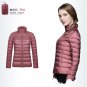 90% White Duck Down Jacket Autumn Winter 13 Colors New Warm Slim Zipper 2017 Women Fashion Light Dow