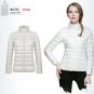 90% White Duck Down Jacket Autumn Winter 13 Colors New Warm Slim Zipper 2017 Women Fashion Light Dow