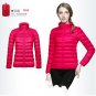90% White Duck Down Jacket Autumn Winter 13 Colors New Warm Slim Zipper 2017 Women Fashion Light Dow