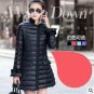 OMLESA 2017 White Duck Down Jacket Slim Long Female Coat Down Jacket Outdoors Windproof Waterproof W