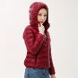 New 2017 Winter Two Side Women 90% White Duck Down Jacket Women\'s Hooded Ultra Light Down Jackets W
