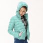 New 2017 Winter Two Side Women 90% White Duck Down Jacket Women\'s Hooded Ultra Light Down Jackets W