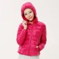 New 2017 Winter Two Side Women 90% White Duck Down Jacket Women\'s Hooded Ultra Light Down Jackets W