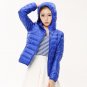 New 2017 Winter Two Side Women 90% White Duck Down Jacket Women\'s Hooded Ultra Light Down Jackets W