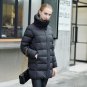 Thick Winter Coat Women Down Jacket Long Puffer Quilted Outwear Female Warm Solid