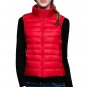 Women Sleeveless Jacket New Autumn Winter Ultra Light White Duck Down Vest Female Outwear Warm Waist