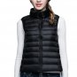 Women Sleeveless Jacket New Autumn Winter Ultra Light White Duck Down Vest Female Outwear Warm Waist