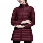S~4XL Autumn Winter Warm White Duck Down Parkas Women Ultra Light Down Jacket Slim Coat Plus Size Me