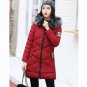 Winter women\'s Fashion down jackets Medium-long section women\'s large cotton-padded Slim jacket Fu
