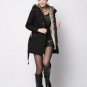 Warm Winter Coat Jacket Outerwear Faux Fur Lining Women\'s Fur Jackets Parka Overcoat Roupas Woman C