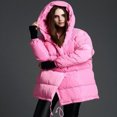 Womens Down Jackets New 2017 Fashion Winter Thickening Warm Medium Long Duck Down Coat Jaqueta Femin