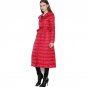 Women Winter Long Down Jacket Slim Light and Thin Hooded Down Coat Parka