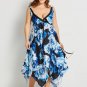 Plus Size Asym Chiffon Women\'s Maxi Dress