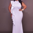 Falbala Sleeveless Plus Size Women\'s Maxi Dress