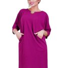 Plus Size Pockets Women\'s Day Dress