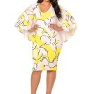 Plus Size Double-Layered Women\'s Bodycon Dress