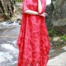 Floral Asymmetrical Women\'s Maxi Dress (Plus Size Available)