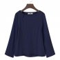 Plus Size Women Tops Tees Autumn Cotton Long Sleeve Loose O-neck Women T-shirts Oversize Casual Fema