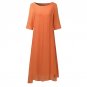 Maxi Long Dress Women Plus Size 5XL Sexy Sheer Party Casual Summer Shift Tee Vestidos Half Short Sle